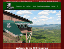 Tablet Screenshot of cliffhouseinnar.com